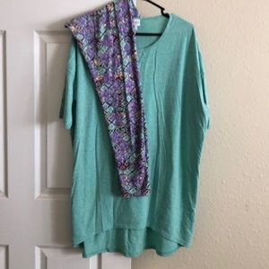 Lularoe Irma and leggins